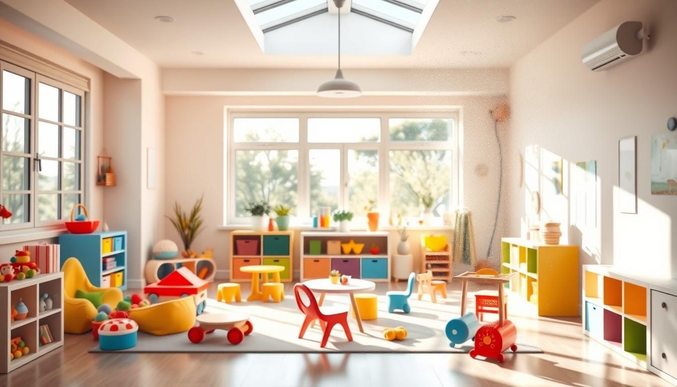 Cuidados essenciais na higienização após obras em ambientes infantis