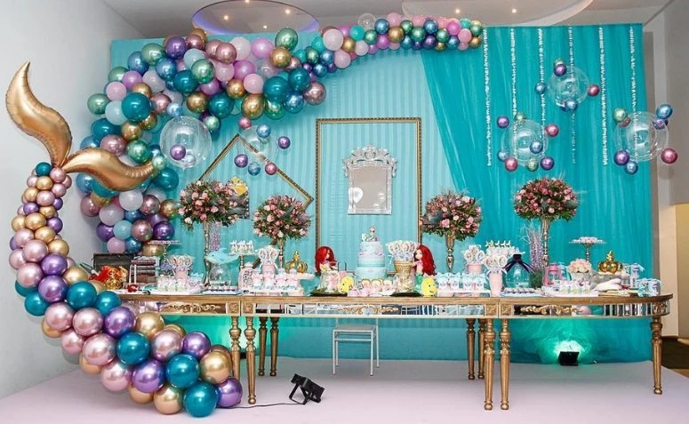 Tema de Aniversário da Sereia