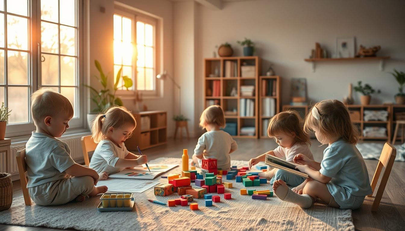 Organização do Fim de Tarde com Crianças: Atividades que Estimulam a Autonomia e a Calmaria