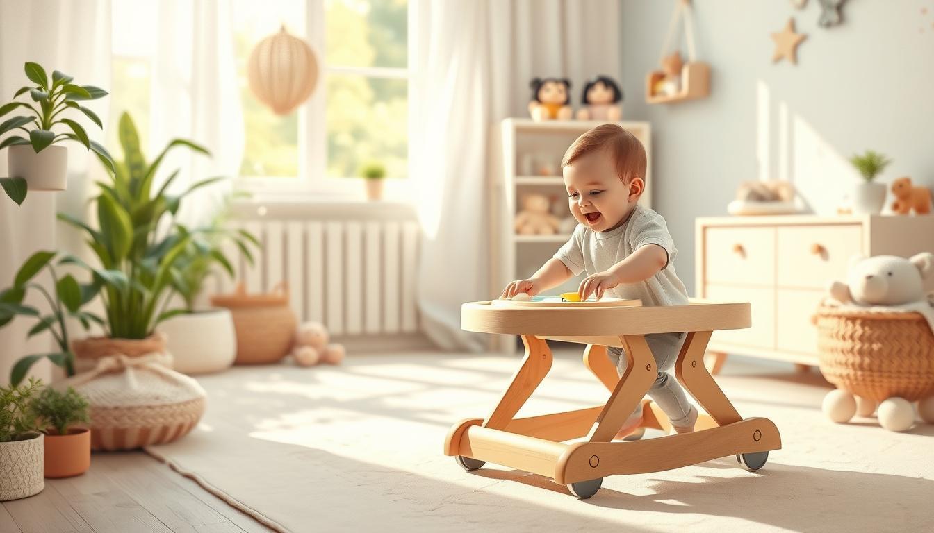 Quando o andador pode ser seguro para o desenvolvimento do bebê